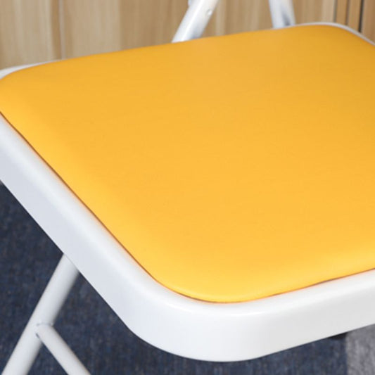 Modern Indoor-Outdoor Metal Chair Folding Armless Open Back Dining Side Chair Clearhalo ' kitchen&dining_furn' 'Dining Chairs' 'Dining Tables & Seating' 'dining_chair' 'furn' 'furn_dining_chair' 'Furniture' 'furniture_dining_chair' 'Kitchen & Dining Furniture' 'kitchen' 1200x1200_187562c3-592f-4018-b44b-165a14a3ca47