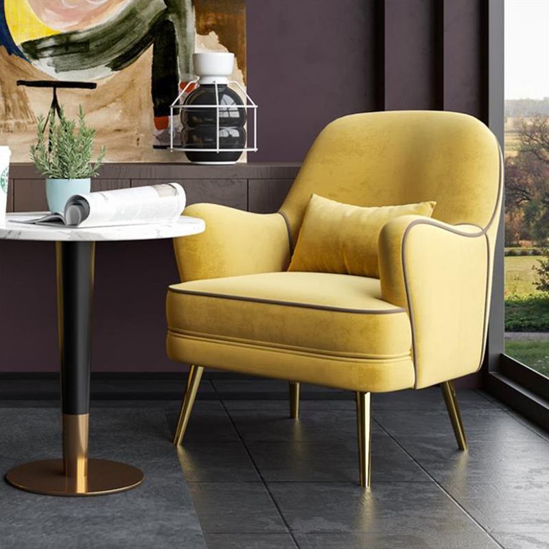 Contemporain 25,6 "W x 25,6" D x 32,3 "H Arichis à bras encastrés Affichage arrière