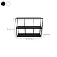 Open Bookcase Minimalist Book Shelf with Metal Rectangular Shelves Clearhalo 'Bookcases' 'Furniture' 'furniture_bookcases' 'kitchen' 'kitchen_bookcases' 'Living Room Furniture' 'Office Furniture' 1200x1200_18772ffe-d218-4dd3-9829-2b69319fdff4