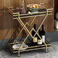Open Storage Modern Prep Table Home Dining Rectangular Prep Table
