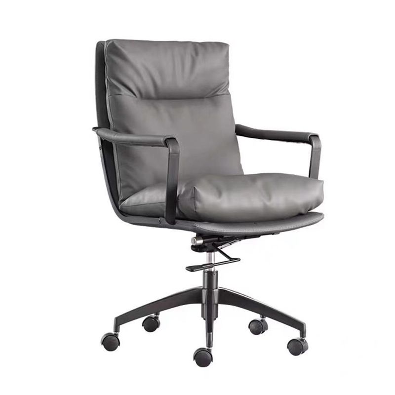 Modern Managers Chair Padded Arms Executive Chair with Wheels for Office Clearhalo 'furn' 'furn_office_chair' 'Furniture' 'Office Chairs' 'Office Furniture' 'office_chair' 1200x1200_187785c2-8947-431f-a2e4-0d84e2641d6b