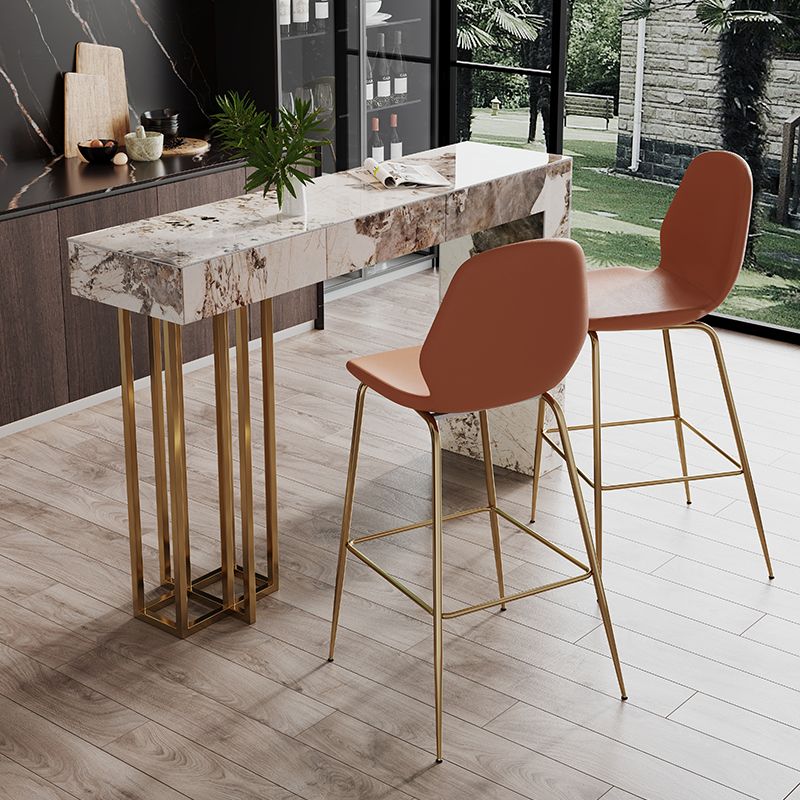 Tavolo da pranzo glam in pietra da pranzo tavolo da bar per soggiorno