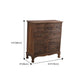 Nautical Storage Chest Bedroom Solid Wood Chest with Drawers