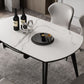 Contemporary Round Dining Table Sintered Stone Table with 4 Ash Solid Wood Legs Clearhalo ' dining_table' 'Dining Tables & Seating' 'Dining Tables' 'furn' 'furn_dining_table' 'Furniture' 'furniture_dining_table' 'Kitchen & Dining Furniture' 'kitchen&dining_furn' 'kitchen' 'kitchen_dining_table' 1200x1200_1879de58-f1cb-4ed1-8cd7-d03666f61348