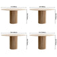 Solid Wood Brown Tone Dining Table Simplicity Pedestal Table for Dining Room Clearhalo ' dining_table' 'Dining Tables & Seating' 'Dining Tables' 'furn' 'furn_dining_table' 'Furniture' 'furniture_dining_table' 'Kitchen & Dining Furniture' 'kitchen&dining_furn' 'kitchen' 'kitchen_dining_table' 1200x1200_187a176e-3ec7-4c2a-9b41-4d6b2e7a38cf