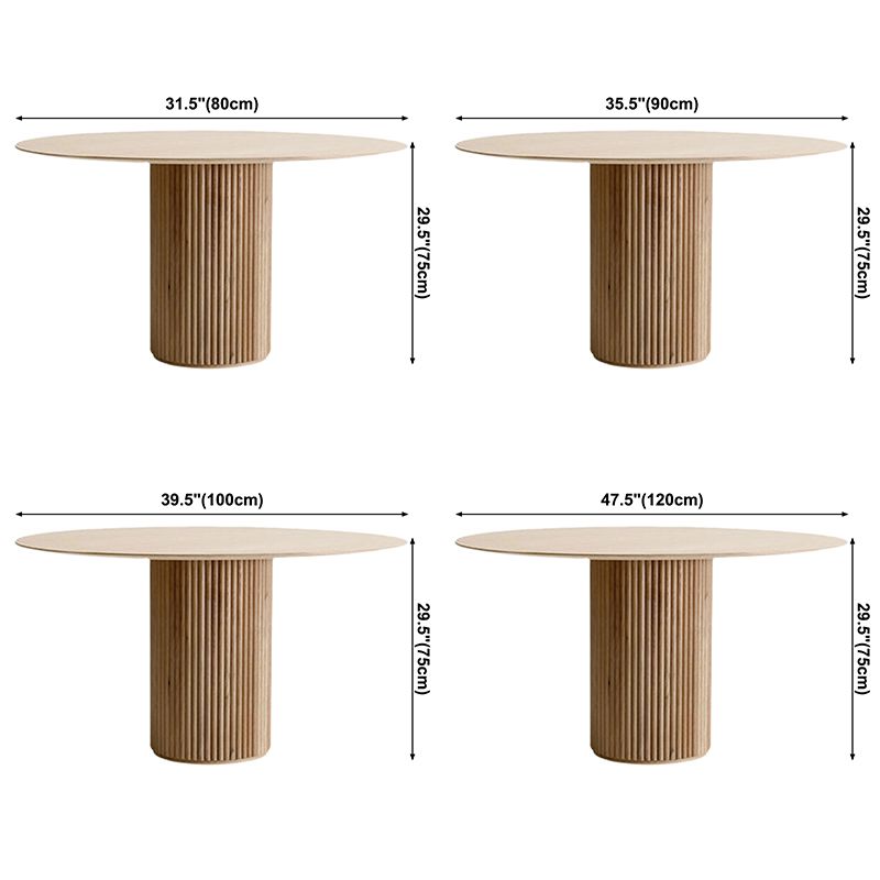 Solid Wood Brown Tone Dining Table Simplicity Pedestal Table for Dining Room Clearhalo ' dining_table' 'Dining Tables & Seating' 'Dining Tables' 'furn' 'furn_dining_table' 'Furniture' 'furniture_dining_table' 'Kitchen & Dining Furniture' 'kitchen&dining_furn' 'kitchen' 'kitchen_dining_table' 1200x1200_187a176e-3ec7-4c2a-9b41-4d6b2e7a38cf