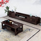 Traditional TV Media Stand Open Shelving Rubberwood TV Stand Console with Drawers Clearhalo 'furn' 'furn_tv_stands_entertainment_centers' 'Furniture' 'Living Room Furniture' 'TV Stands & Entertainment Centers' 'TV Stands & Media Storage Furniture' 'tv_stands_entertainment_centers' 1200x1200_187b2e12-f95b-49df-bfbd-4e9755a0ab22