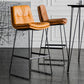Scandinavian Low Back Home Stool Matte Finish Upholstered Barstool Clearhalo 'Bar Furniture' 'Bar Stools' 'bar_stools' 'furn' 'furn_bar_stools' 'Furniture' 'furniture_bar_stools' 'Kitchen & Dining Furniture' 1200x1200_187e151c-bfd6-4a4c-97d2-b2eb857b6797