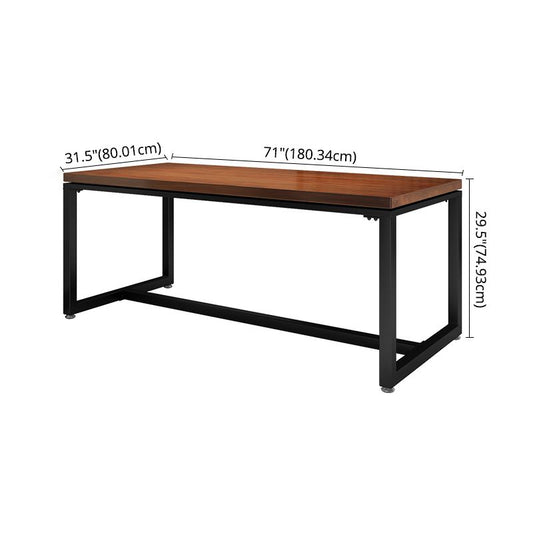 Traditional Style Solid Wood Dining Set with Traditional Height Table and Trestle Base Clearhalo 'Dining Room Sets' 'Dining Tables & Seating' 'dining_room_set' 'furn' 'furn_dining_room_set' 'Furniture' 'furniture_dining_room_set' 'Kitchen & Dining Furniture' 'kitchen&dining_furn' 'kitchen' 1200x1200_187f0abd-4c30-4f8b-875a-f94b39ae8b86