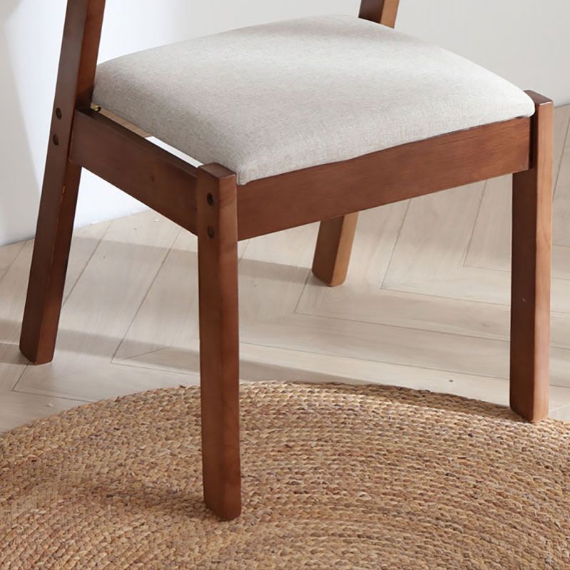 Traditional Wood Dining Arm Chair Open Back Single Dining Side Chair for Home Clearhalo ' kitchen&dining_furn' 'Dining Chairs' 'Dining Tables & Seating' 'dining_chair' 'furn' 'furn_dining_chair' 'Furniture' 'furniture_dining_chair' 'Kitchen & Dining Furniture' 'kitchen' 1200x1200_187f2255-88d6-45d3-800c-9932ecb7f226