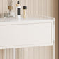 Stone Top Make-up Vanity White Wood Dressing Table with 2 Storage Drawers Clearhalo 'Bedroom Furniture' 'furn' 'furn_makeup_vanities' 'Furniture' 'Makeup Vanities' 'makeup_vanities' 1200x1200_188318aa-a831-4b19-ab5c-256bf2ca9a9a