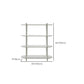 Modern White Solid Wooden Bookcase Open Shelf Bookshelf for Bedroom