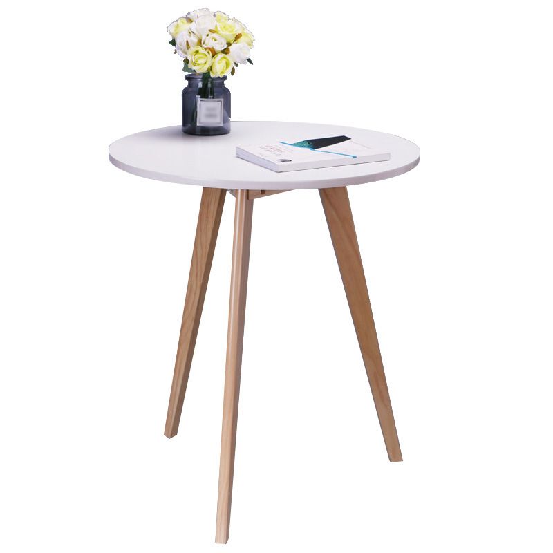 3 Legs End Table Natural/black/white Round Wood Side End Table Clearhalo 'Coffee & Accent Tables' 'End & Side Tables' 'end_side_table' 'Furniture' 'furniture_end_side_table' 'Living Room Furniture' 1200x1200_1885dbbc-e699-4ecf-b17e-f7046405101c