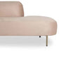 Glam Velvet Flared Arm Chaise Lounge for Living Room with Pillow Clearhalo 'Chairs & Seating' 'Chaise Lounge' 'chaise_lounge' 'furn' 'furn_chaise_lounge' 'Furniture' 'Living Room Furniture' 1200x1200_18865b8e-9539-4a1c-a3d9-253bd219eb6e