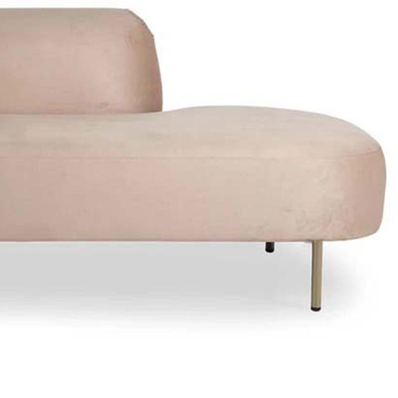 Glam Velvet Flared Arm Chaise Lounge for Living Room with Pillow Clearhalo 'Chairs & Seating' 'Chaise Lounge' 'chaise_lounge' 'furn' 'furn_chaise_lounge' 'Furniture' 'Living Room Furniture' 1200x1200_18865b8e-9539-4a1c-a3d9-253bd219eb6e
