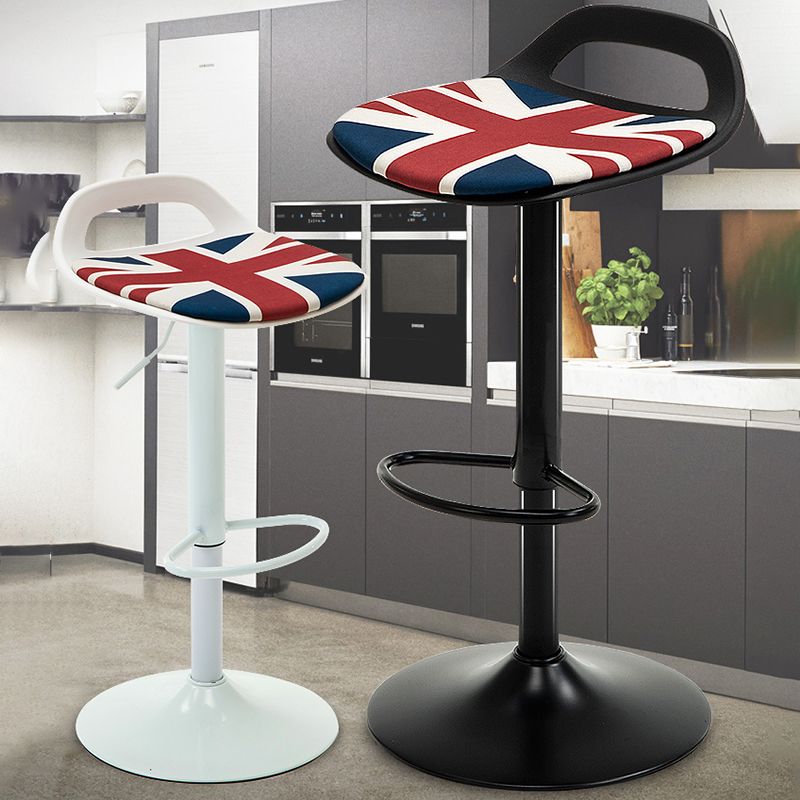 Industrial Style Bar Chair with Swivel Adjustable Height Metal Leg for Counter Bar Clearhalo 'Bar Furniture' 'Bar Stools' 'bar_stools' 'furn' 'furn_bar_stools' 'furniture_bar_stools' 'Kitchen & Dining Furniture' 'kitchen&dining_furn' 'kitchen' 'kitchen_furn' Furniture' 1200x1200_1888adb0-5774-48de-8b05-f35e59887721