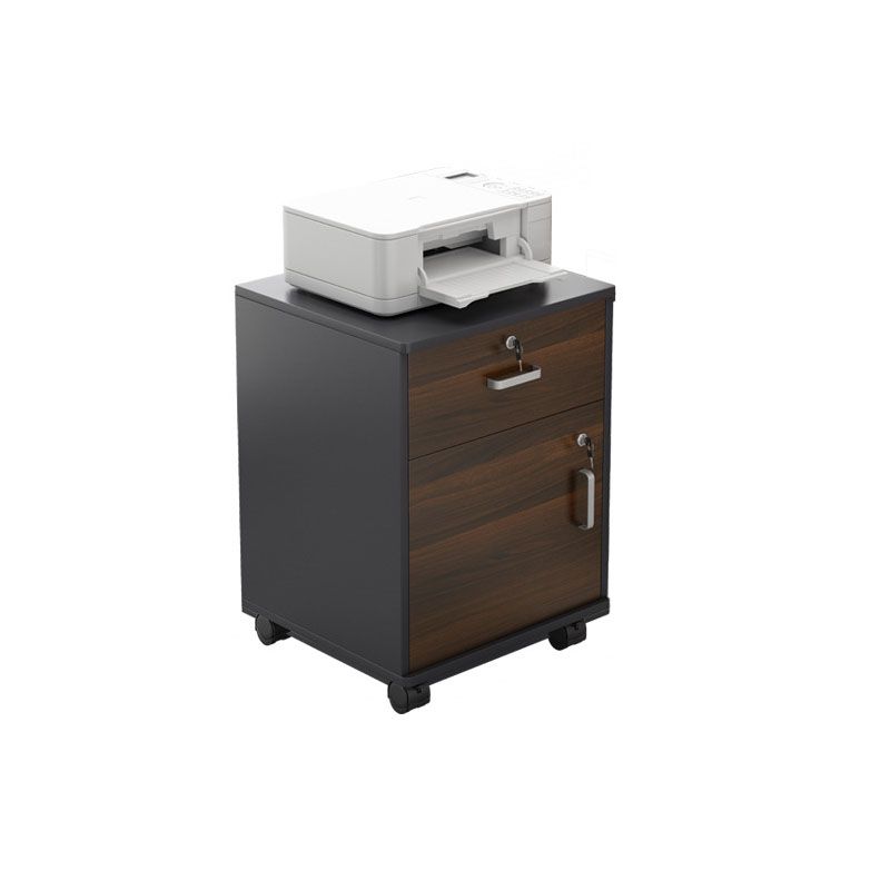 Modern File Cabinet Wood Lock Storage Filing Cabinet with Wheels Clearhalo 'Filing Cabinets' 'filling_cabinets' 'furn' 'furn_filling_cabinets' 'Furniture' 'Office Furniture' 1200x1200_1888c1e4-3750-436e-a094-382cc4131d93