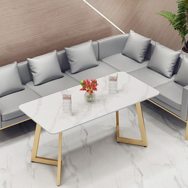 Traditional Luxury Style Dining Table White Sintered Stone Table for Dining Room Clearhalo ' dining_table' 'Dining Tables & Seating' 'Dining Tables' 'furn' 'furn_dining_table' 'Furniture' 'furniture_dining_table' 'Kitchen & Dining Furniture' 'kitchen&dining_furn' 'kitchen' 'kitchen_dining_table' 1200x1200_1888cc90-db12-4766-94ad-0d1dbfb47b9b