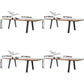 Rectangle 4 Legs Industrial Dining Table Wood Color Fixed Table of Solid Wood Clearhalo ' dining_table' 'Dining Tables & Seating' 'Dining Tables' 'furn' 'furn_dining_table' 'Furniture' 'furniture_dining_table' 'Kitchen & Dining Furniture' 'kitchen&dining_furn' 'kitchen' 'kitchen_dining_table' 1200x1200_1889be9d-0ece-4e68-ba9c-77551b890c7f