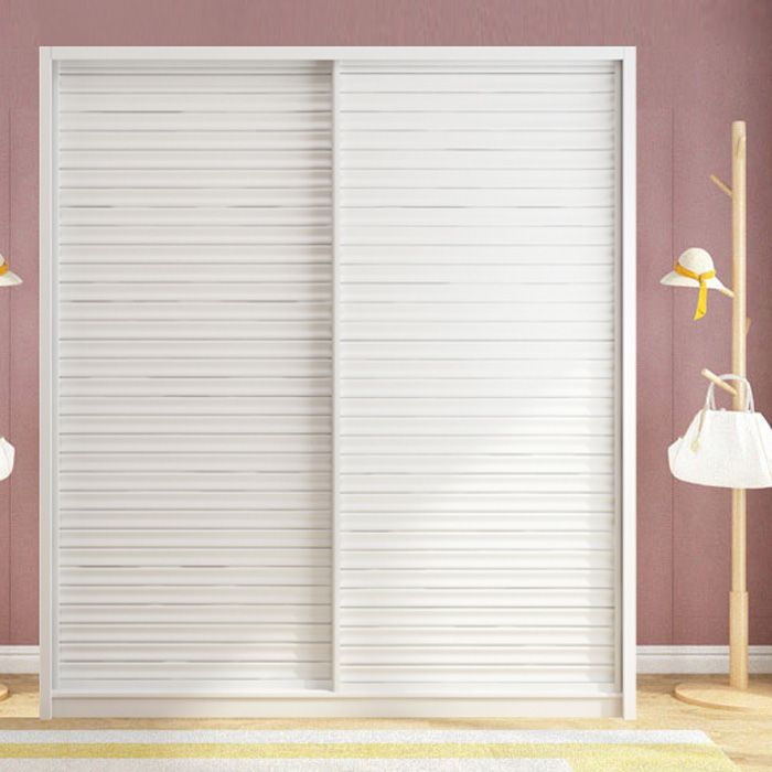 Armario de madera de armón de armario de estilo contemporáneo con puerta corredera para dormitorio