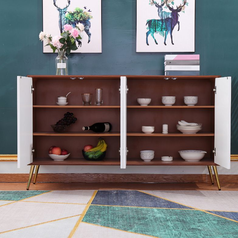 Modern Birch Wood Sideboard Simple Cabinets Dining Server for Living Room Clearhalo 'buffet_sideboard' 'Buffets & Sideboards' 'furn' 'furn_buffet_sideboard' 'Furniture' 'furniture_buffet_sideboard' 'Kitchen & Dining Furniture' 1200x1200_188ec428-2be3-4d06-98eb-dcf4dd8b6c5e