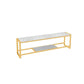 Glam Media Console Console de rangement ouverte pour salon