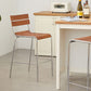 Contemporary Manufactured Wood Low Back Bar Stool with Footrest Clearhalo 'Bar Furniture' 'Bar Stools' 'bar_stools' 'furn' 'furn_bar_stools' 'Furniture' 'Kitchen & Dining Furniture' 1200x1200_18942869-94ed-491e-8280-e677225012a3