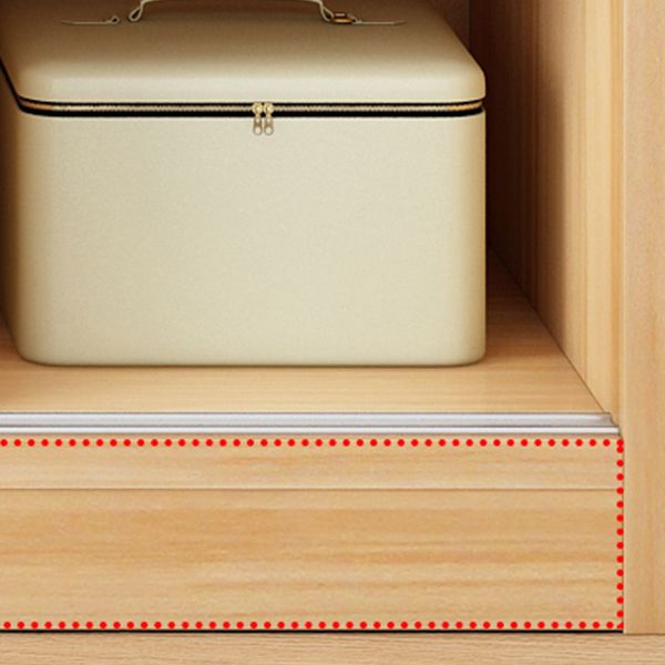 Freistehende Holzrahmen Garderobe Armeire zeitgenössische multifunktionale Garderobe