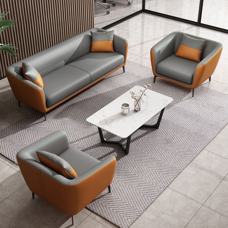 Contemporary Tight Back Tuxedo Arm Loveseat with Black Legs 68H Clearhalo 'furn' 'furn_sofas' 'Furniture' 'furniture_sofas' 'kitchen' 'kitchen_sofas' 'Living Room Furniture' 'Sofa' 'sofas' 1200x1200_1896706e-a4e3-434d-be6a-710197f9c943