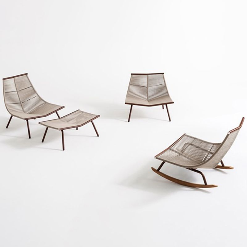 Modern Style Rocking Chair Metal Frame Wicker Spindle Rocker Chair with Light Legs Clearhalo 'Chairs & Seating' 'furn' 'furn_rocking_chairs' 'Furniture' 'Living Room Furniture' 'Rocking Chairs' 'rocking_chairs' 1200x1200_1896e8a6-b66e-4c75-acee-5823967e5199