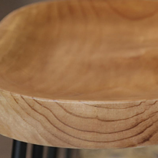 Modern Style Metal Bar Stool with Footrest Milk Tea Shop Bar Stool 30- Inches Clearhalo 'Bar Furniture' 'Bar Stools' 'bar_stools' 'furn' 'furn_bar_stools' 'Furniture' 'furniture_bar_stools' 'Kitchen & Dining Furniture' 1200x1200_18984b82-05b3-49e3-b184-e1444f2faa68