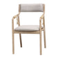 Country Style Dining Arm Chairs Indoor Linen Upholstered Open Back Armchair Clearhalo ' kitchen&dining_furn' 'Dining Chairs' 'Dining Tables & Seating' 'dining_chair' 'furn' 'furn_dining_chair' 'Furniture' 'furniture_dining_chair' 'Kitchen & Dining Furniture' 'kitchen' 1200x1200_1899d412-01d0-40e1-976d-212a564252aa