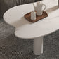 Modern Slate 3 Legs Coffee Table Single White Cocktail Table