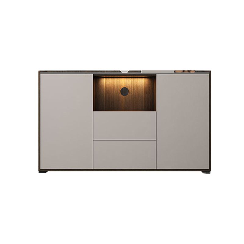 Mueble TV de piedra estilo moderno Mueble TV con 2 puertas y 2 cajones