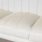 Standard Faux Leather Stain Resistant Sewn Pillow Back Sofa Couch