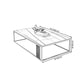 Modern Slate/steel Rectangle Coffee Table 1 Single Cocktail Table for Living Room Clearhalo 'Coffee & Accent Tables' 'Coffee Tables' 'coffee_tables' 'furn' 'furn_coffee_tables' 'Furniture' 'Living Room Furniture' 1200x1200_189da7f1-3f17-40b3-af7e-b77000d3513c