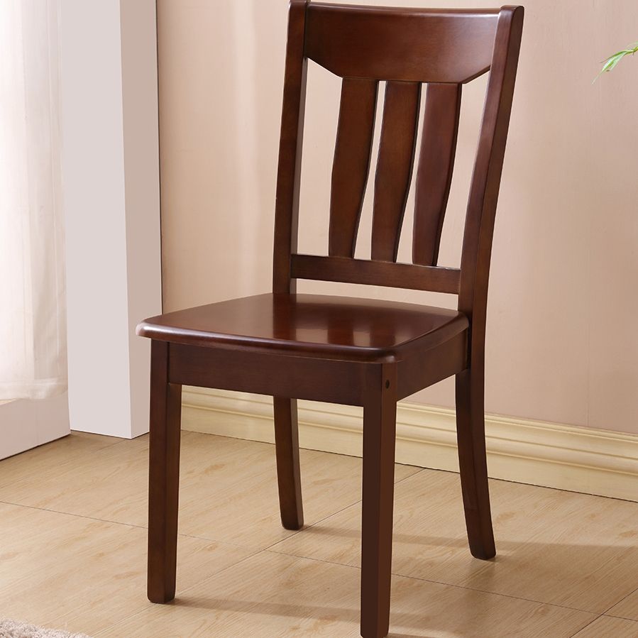 Sillas de comedor de madera sólida sillas de comedor sin brazo de estilo moderno