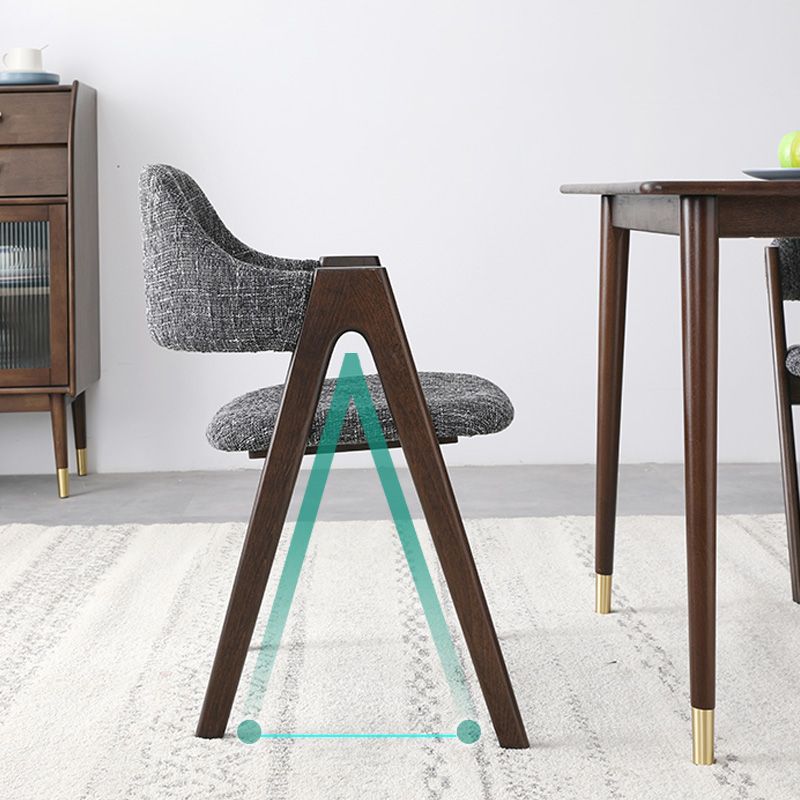 Modern Solid Wood Opening Back Dining Arm Chair Kitchen Dining Arm Chair Clearhalo ' kitchen&dining_furn' 'Dining Chairs' 'Dining Tables & Seating' 'dining_chair' 'furn' 'furn_dining_chair' 'Furniture' 'furniture_dining_chair' 'Kitchen & Dining Furniture' 'kitchen' 1200x1200_189dcfa4-3d35-4664-b3c5-33a37409a7cc