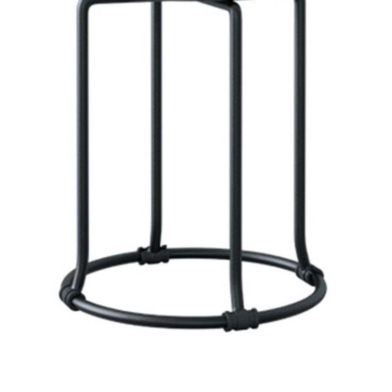 Orange Round Standard Velvet Pure Color Standard for Living Room Clearhalo 'furn' 'furn_ottomans_poufs' 'Furniture' 'Living Room Furniture' 'Ottomans & Poufs' 'ottomans_poufs' 1200x1200_189f7633-031f-4011-8778-e7c28b2186a7