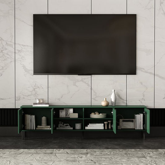 Stand in legno ingegnerizzato in legno scandinavo armadio TV in stoccaggio