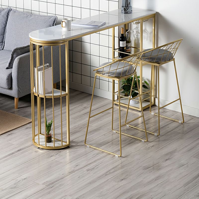 Round Low Back Dining Stools Armless Bar Stools with Metal Base Clearhalo 'Bar Furniture' 'Bar Stools' 'bar_stools' 'furn' 'furn_bar_stools' 'Furniture' 'Kitchen & Dining Furniture' 1200x1200_18a21d07-1e33-4ad9-9e74-128479a921ca