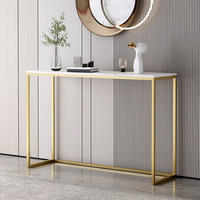 Tabella della console larga 11,8 pollici Rettangolo Metal End Table