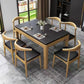 Contemporary Dining Room Dinner Table Solid Wood 4 Legs Dining Table Clearhalo 'Dining Tables & Seating' 'Dining Tables' 'dining_table' 'furn' 'furn_dining_table' 'Furniture' 'Kitchen & Dining Furniture' 1200x1200_18a513b5-6856-48d7-9ae1-4f4b16340cfd