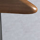 Modern Open Back Dining Chairs Faux Leather Cushion Armless Dining Side Chair