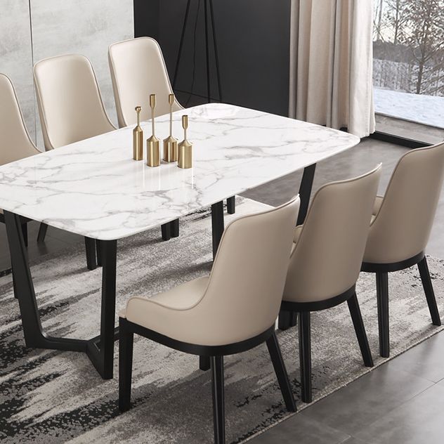 Contemporary Dining Chairs Upholstered Chairs with Solid Wood Base Clearhalo 'Dining Chairs' 'Dining Tables & Seating' 'dining_chair' 'furn' 'furn_dining_chair' 'Furniture' 'Kitchen & Dining Furniture' 1200x1200_18a635d4-b510-4149-a26b-847dd77ee6da