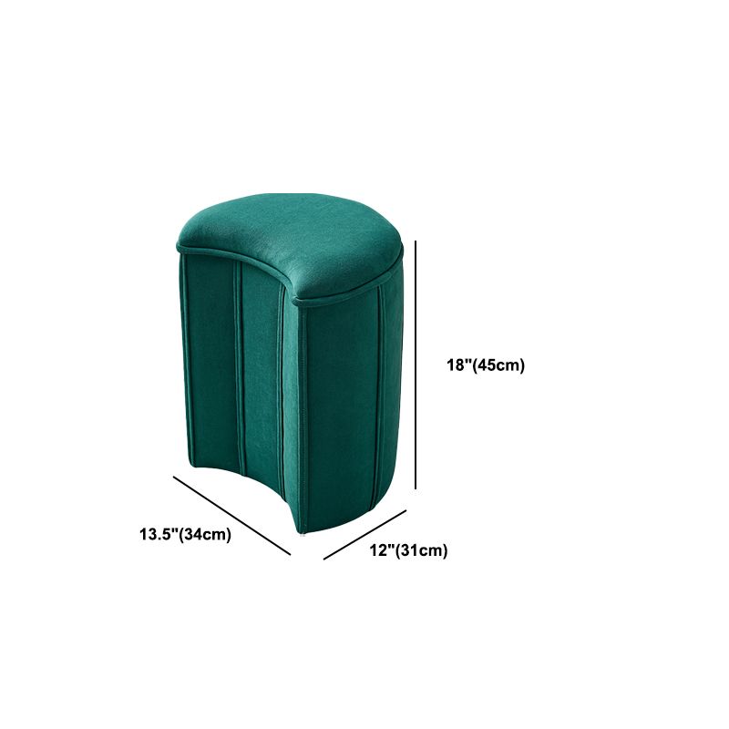 Contemporary Ottoman Solid Color Cotton Blend Standard Indoor Tear Resistant Ottoman Clearhalo 'furn' 'furn_ottomans_poufs' 'Furniture' 'Living Room Furniture' 'Ottomans & Poufs' 'ottomans_poufs' 1200x1200_18a6a9ff-66b8-4c2a-8b7a-6ba8f6e1f435