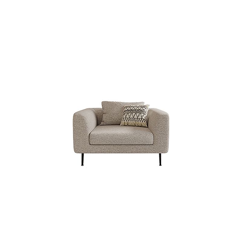 Modern Cotton Square Arm Sofa Pillow Back Settee for Living Room Clearhalo 'furn' 'furn_sofas' 'Furniture' 'furniture_sofas' 'Living Room Furniture' 'Sofa' 'sofas' 1200x1200_18a8489c-bc8f-45b0-a625-682e1888761f