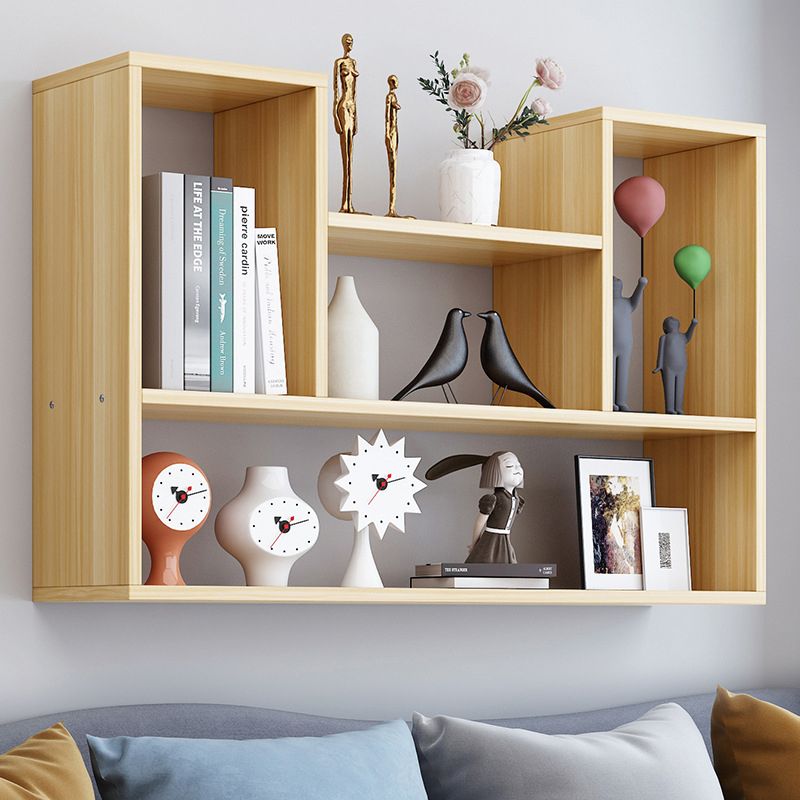 Modern Engineered Wood Bookcase, Geometric Bookshelf for Any Room Clearhalo 'Bookcases' 'furn' 'furn_bookcases' 'Furniture' 'Office Furniture' 1200x1200_18a88cf1-100d-4437-b979-b9de68ef4d8a