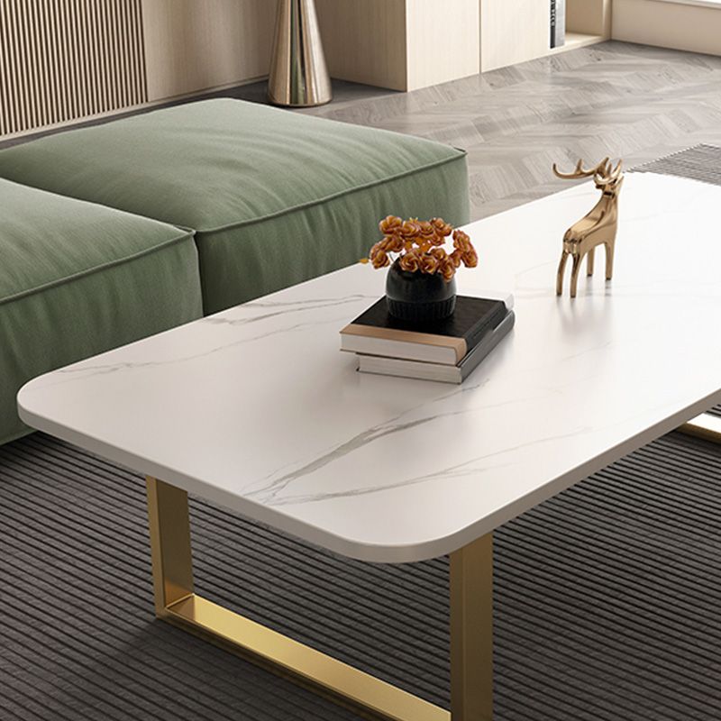 Slate Rectangular Coffee Table Trestle Coffee Cocktail Table Clearhalo 'Coffee & Accent Tables' 'Coffee Tables' 'coffee_tables' 'furn' 'furn_coffee_tables' 'Furniture' 'Living Room Furniture' 1200x1200_18a8a558-7373-4e3c-9226-ee6f6602af22