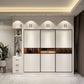 Engineered Wood Wardrobe Cabinet White Modern Wardrobe with Drawer Clearhalo 'Armoires & Wardrobes' 'armoires_wardrobes' 'Bedroom Furniture' 'furn' 'furn_armoires_wardrobes' 'Furniture' 1200x1200_18aa8d98-d77e-4732-8558-66ef83adba24